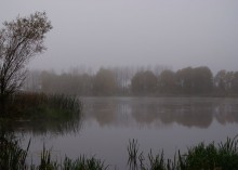 Nebel auf dem Fluss / ,,,,,,,,,,,,,