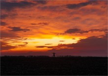 Gegen Sonnenuntergang. / ***