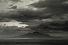 Mount Doom / Vesuvius, view from island 
Capri