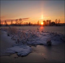 Der erste - der Januar-Sonnenuntergang / ***