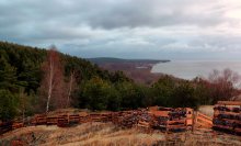 Die Kurische Nehrung. Noch vor der Morgendämmerung. / ***