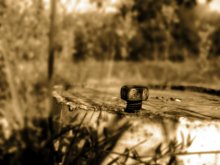 Spontaneous still life with a rusty bolt / ***