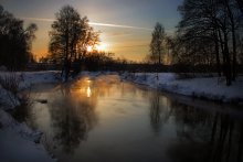 Winter-Sonnenuntergang 3 / ****************