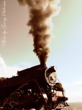 Steam dream... / The steam locomotive. Circum-Baikal Railway.