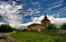 Znamenskaja Kirche im Dorf von Red (Jurjew-Polsky Bezirk, Gebiet Wladimir / ***