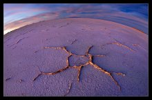 Salt Lake von Uyuni Salt Sterne .... / ***