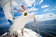 Hochzeit auf einer Yacht Reise, Narotsch / ***