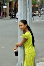 Vietnamesisches Mädchen lächeln / ***