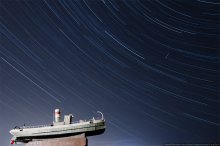Fotos von Nizhny Novgorod - Boot Held unter den Sternen / ***