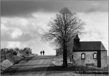 Across the hill / The village of Bérismenil in the Belgian Ardennes...