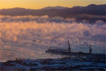 Baikal Morgengrauen im Dezember / ***