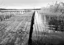 Alte Brücken auf dem alten Foto Film ... / ***