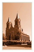 Kirche der Himmelfahrt der Jungfrau Maria im Jahr 1907 Miory / ***