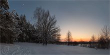 Abend. Frost. Sonnenuntergang / ***