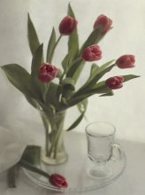 Bouquet von rosa Tulpen .... / .........................