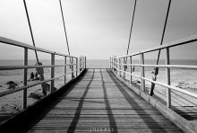 Bridge / bridge on beach