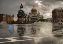 in St. Petersburg heute regnet / **************