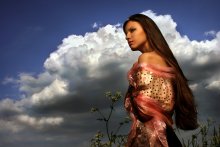 Ein Mädchen, Blumen und Wolken ... 2. / *****************
