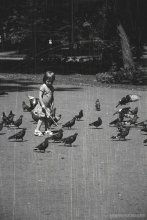 Baby und Tauben / ................