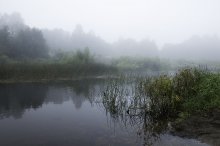 Nebel auf dem Fluss Cherekha / ***