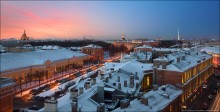 Winter auf den Dächern von St. Petersburg / ***