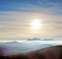 Winternebel verwandelte sich in Ströme von Milch ... / ***