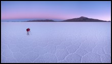 Sonnenaufgang am Uyuni (Bolivien) / ***