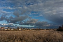 Januar Abendlandschaft / ***