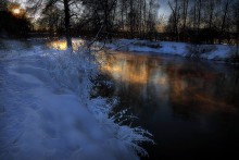 Wintersonnenuntergang ... 9 / **********************