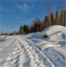 Auf dem frischen Schnee / ***