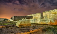 ....it defeated Napoleon / In 1799 Napoleon, in pursuance of his scheme for raising a Syrian rebellion against Turkish domination, appeared before Acre, but after a siege of two months (March–May) was repulsed by the Turks, aided by Sir Sidney Smith and a force of British sailors. Having lost his siege cannons to Smith, Napoleon attempted to lay siege to the walled city defended by Ottoman troops on 20 March 1799, using only his infantry and small-calibre cannons, a strategy which failed, leading to his retreat two months later on 21 May.