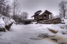 Finnische alte Wassermühle / ***