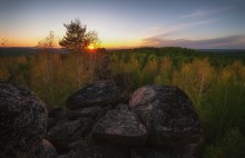 Bei Sonnenuntergang ... / ***