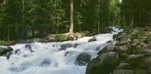 Dombay.Serebryannaya Murudzhu Fluss. / ***