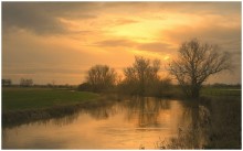 Golden river. / a evening in my region.