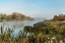 Nebel über dem Fluss / ***