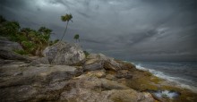 coast of Xcaret / coast of Xcaret