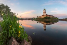 Schwertlilien und verriegeln. / ***