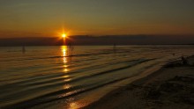 Sonnenuntergang über das Schwarze Meer / ***