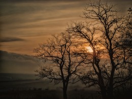 Sonnenuntergang auf dem &quot;Niet Bull&quot; / ***