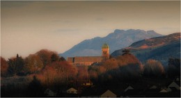 ... Bei Sonnenuntergang ... / ...Church of the Sacred Heart, Cloghogue...