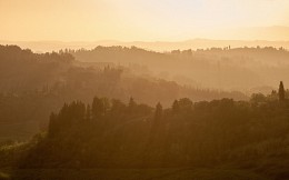 Toskanischen Sonnenuntergang / ***