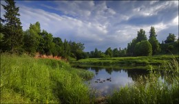 Oredezh River. / ***