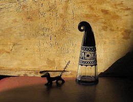 Dame mit einem Hund / ***