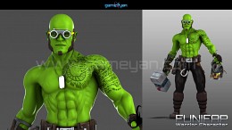 3D Funifap Warrior Spiel Charakter-Modellierung / ***