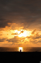 Sonnenuntergang am Strand / ***