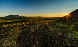 Sonnenuntergang in der Tundra / ***
