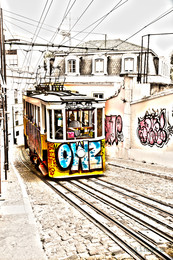 gelbe Straßenbahn / ***
