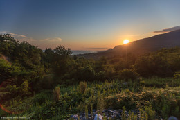 Sonnenuntergang auf dem Berg Athos / ***