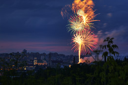 Feuerwerk in Grodno / ***